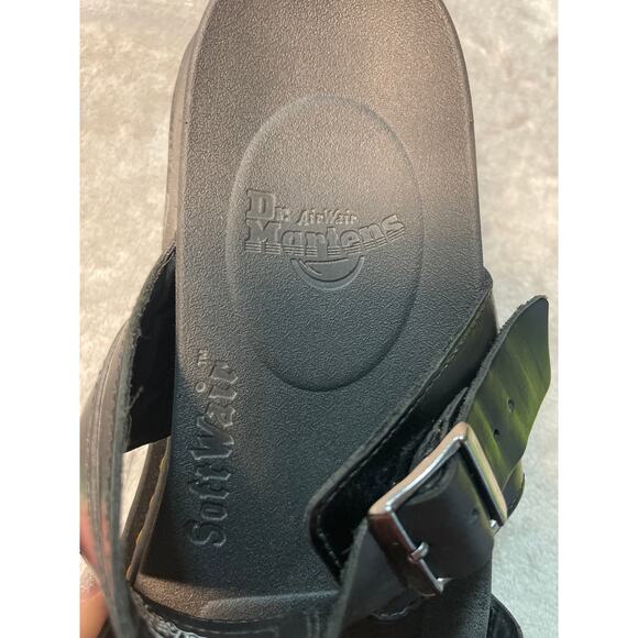 Dr Martens Air Wair Myles Black Unisex Double Strap Sandals Mens 11 Womens 12 main image 4